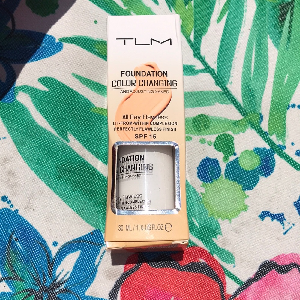 TLM color changing foundation